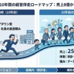 経営伴走パートナーによる売上改善事例図解